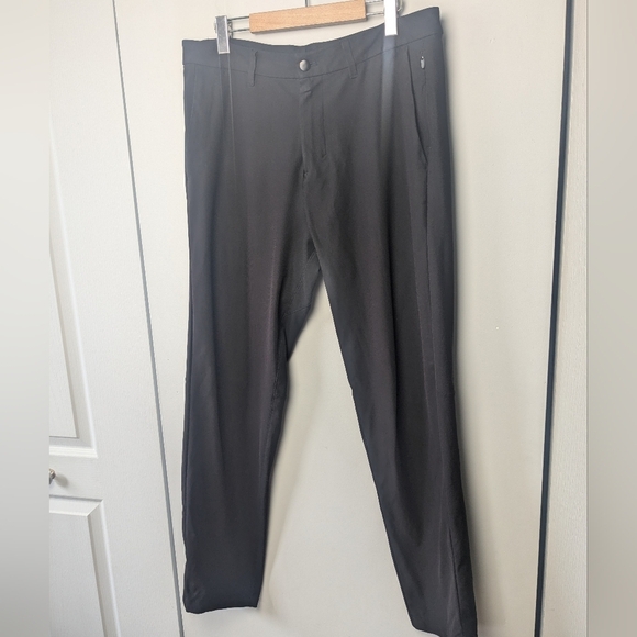 Lululemon Commission Pant Slim *Warpstreme 37" Size 34 Black Color - Picture 4 of 16